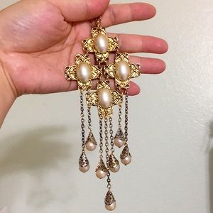 🖤80s💕BEVERLEY HAMBURG vintage pearl necklace